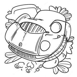 Retro Coloring Page 74245-61255