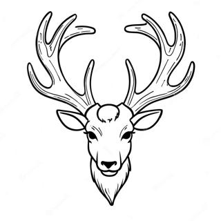 Deer Antler Coloring Page 74255-61267