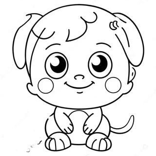 Cute Mal Character Coloring Page 74266-61277