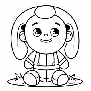 Cute Mal Character Coloring Page 74266-61278