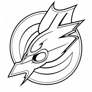 Tampa Bay Lightning Logo Coloring Page 74315-61310