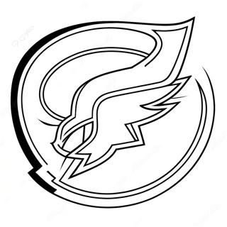 Tampa Bay Lightning Logo Coloring Page 74315-61311