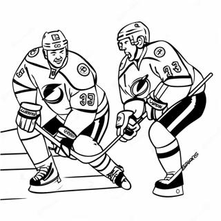 Tampa Bay Lightning Players In Action Coloring Page 74316-61318