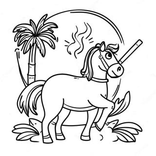 Palm Sunday Crafts Coloring Page 74325-61323