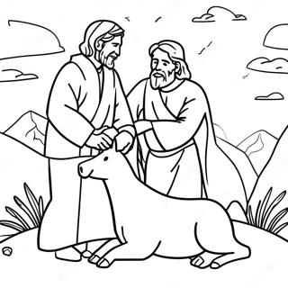 Good Samaritan Coloring Page 74335-61336