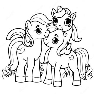 Pony Life Coloring Pages