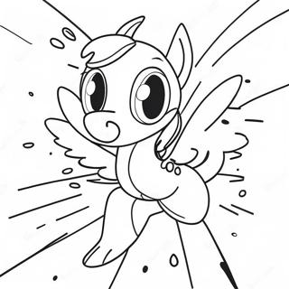 Colorful Dash In Action Coloring Page 74386-61379