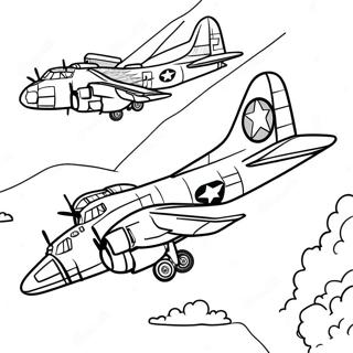 Airplanes Coloring Pages