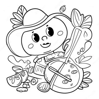 Festive Cinco De Mayo Fiesta Coloring Page 74406-61400