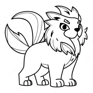 Arcanine Coloring Pages