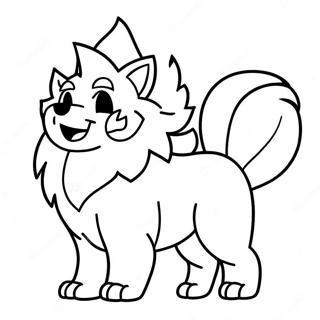 Arcanine Coloring Page 74415-61404