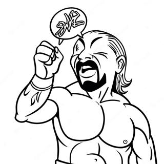 Wwe Coloring Page 74425-61394