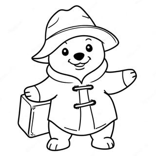 Adventurous Paddington Bear Coloring Page 74446-61416