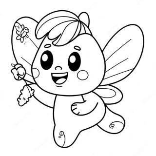 Happy Tooth Fairy Coloring Page 74466-61437