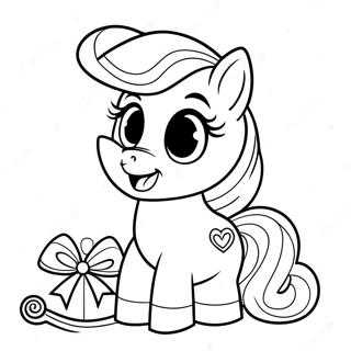 Sweetie Belle With Cute Accessories Coloring Page 74476-61444