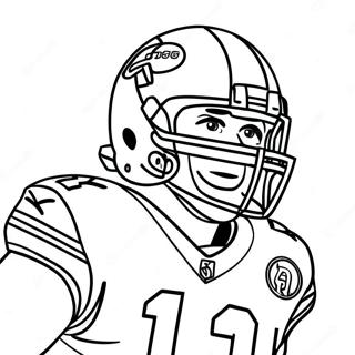 Ezekiel Elliott Coloring Page 74505-61462