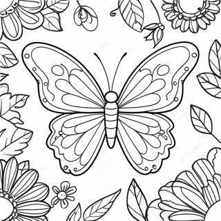 Butterfly Coloring Page 74535-61491