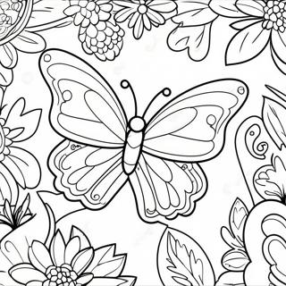 Butterfly Coloring Page 74535-61492