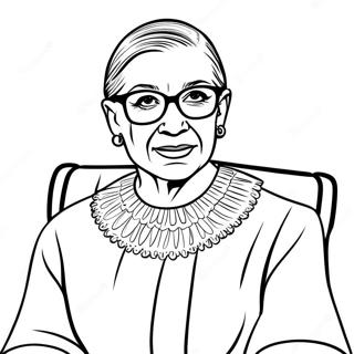 Ruth Bader Ginsburg Coloring Page 74555-61500