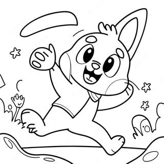 Super Rabbit Boy In Action Coloring Page 74586-61546