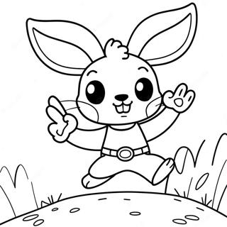 Super Rabbit Boy In Action Coloring Page 74586-61547