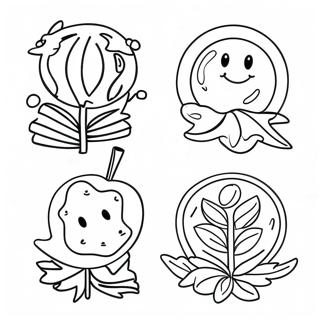 Four Seasons Coloring Page 74615-61554