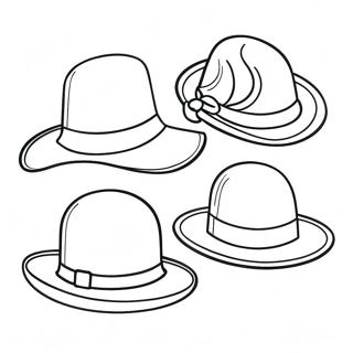 Hats Coloring Pages