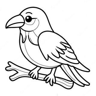 Raven Coloring Pages