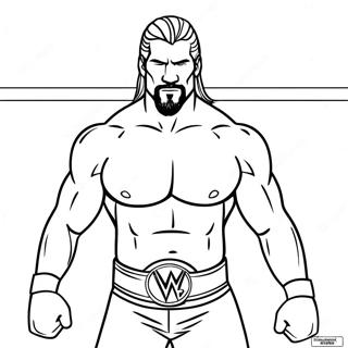 Wwe Hidden Coloring Page 7524-6116