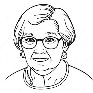 Best Grandma Coloring Page 7544-6130