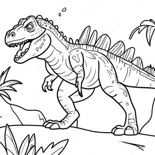 Indominus Rex Coloring Page 7564-6146