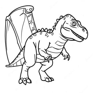 Indominus Rex Coloring Page 7564-6147