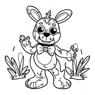 Spring Trap Coloring Pages