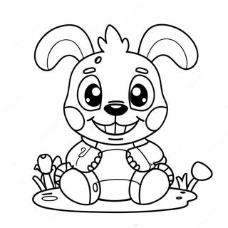 Cute Spring Trap Character Coloring Page 7575-6159