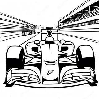 Fast F1 Race Track Coloring Page 7585-6166