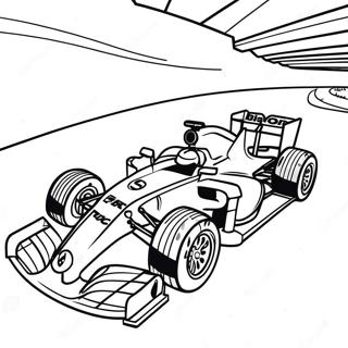 Fast F1 Race Track Coloring Page 7585-6168