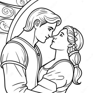 Romeo And Juliet Coloring Page 7604-6179