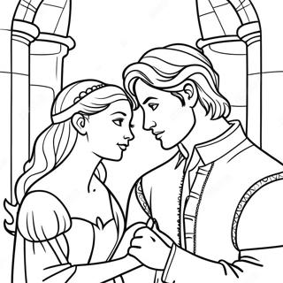 Romeo And Juliet Coloring Page 7604-6180