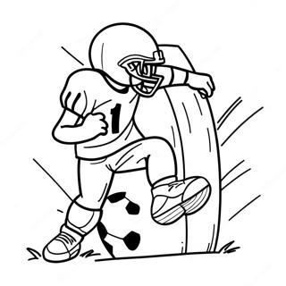 Football Coloring Page 761-606