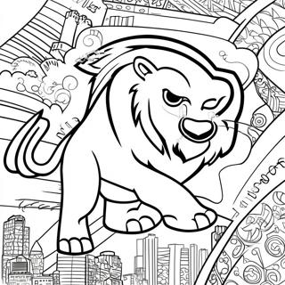 Detroit Lions Coloring Pages