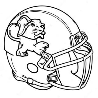 Detroit Lions Mascot Coloring Page 7645-6216