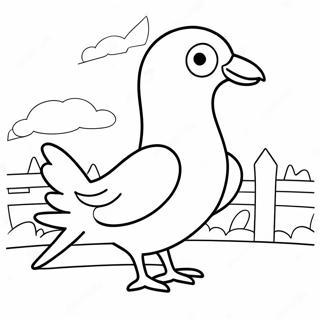 Pigeon Mo Willems Coloring Page 7654-6219