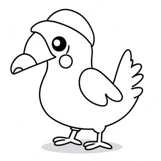 Adventurous Pigeon Mo Willems Coloring Page 7655-6223