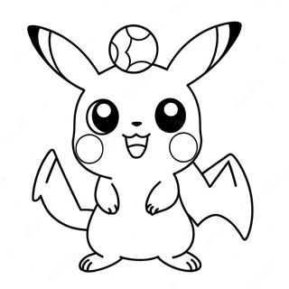 Cute Pokemon In Costumes Coloring Page 7695-6253