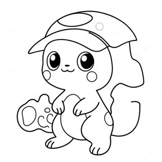 Cute Pokemon In Costumes Coloring Page 7695-6254