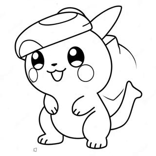 Cute Pokemon In Costumes Coloring Page 7695-6256