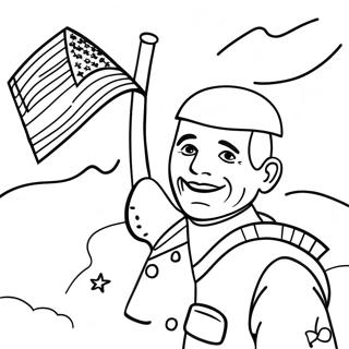 Thank You Veterans Coloring Page 7704-6258