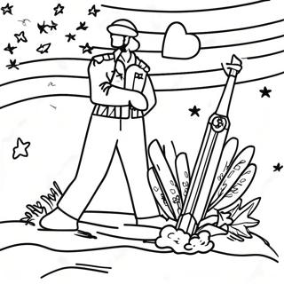 Thank You Veterans Coloring Page 7704-6259