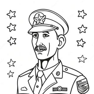 Thank You Veterans Coloring Page 7704-6260