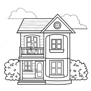 Gabby Dollhouse Coloring Pages